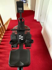 JOROTO MR23 Water Rowing Machine, LCD Display, 150kg Max, Black