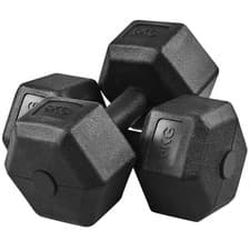 2x6kg Dumbbells Hex Dumbbell Weight Set Hand Weights, Hexagon Dumbbells, 2Pcs