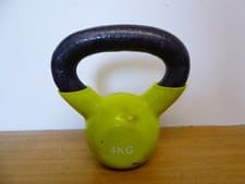 CRANE 4KG KETTLEBELL (Rubber Coated with Cast Iron Handle)