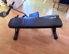Sunny Adjustable Weight Bench Steel Full Body Gym Training Black/Grey