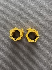 POWER GUIDANCE Olympic Barbell Collar 50mm 2” Quick Release Clamp Yellow