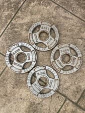 Body Power 2.5kg Olympic Weight Plates X4