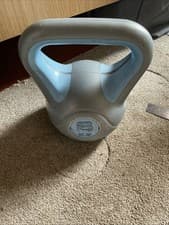 York Fitness Purple Vinyl Kettlebell 6kg Used Good Condition Gym Equipment
