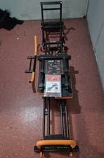 FITT GYM Foldable Rowing Machine Home Rower Black/Orange Metal Plastic