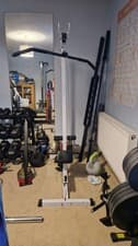 Lat Pull Down Weight Machine with Freestanding Cable Pulley for Home Gym