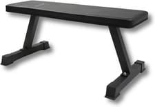 Flat Weight Bench Black Utility Press Home Gym Workout USED EX-COMPETITION