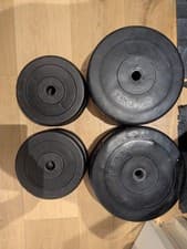 Weight Plates 4x7.5kg + 4x2.5kg