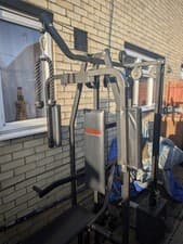 York Fitness Multi-Gym Total Body Home Workout Equipment 60kg Black Used
