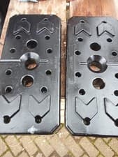 REPLACEMENT WEIDER WEIGHT PLATES FOR MULTI GYM X 2