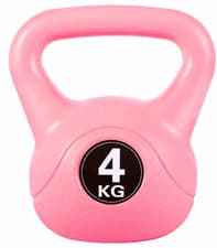 4kg Pink Kettlebell Ergonomic Handle for Gym & Training Weight Lifting