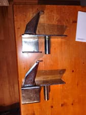 2 x weight bar storage for power rack Powertec