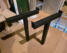 Mirafit M230 Safety Spotter Bars / Arms Pair – Squat & Bench Press Rack – Black