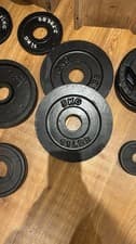 Cast Iron 5kg Plates Set Of 2