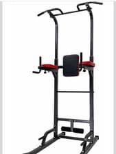 Fitness Power Tower & Dip Station – Adjustable Pull Up Rack