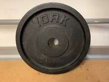 York Olympic Weights 15kg Barbell SINGLE PLATE