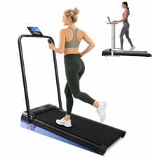 Walking Pad with Incline, Folding Treadmills Under Desk Treadmill with Holder -B