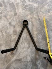 Olympic Barbell T Bar Row Parallel Medium Grip Handle, Heavy Duty